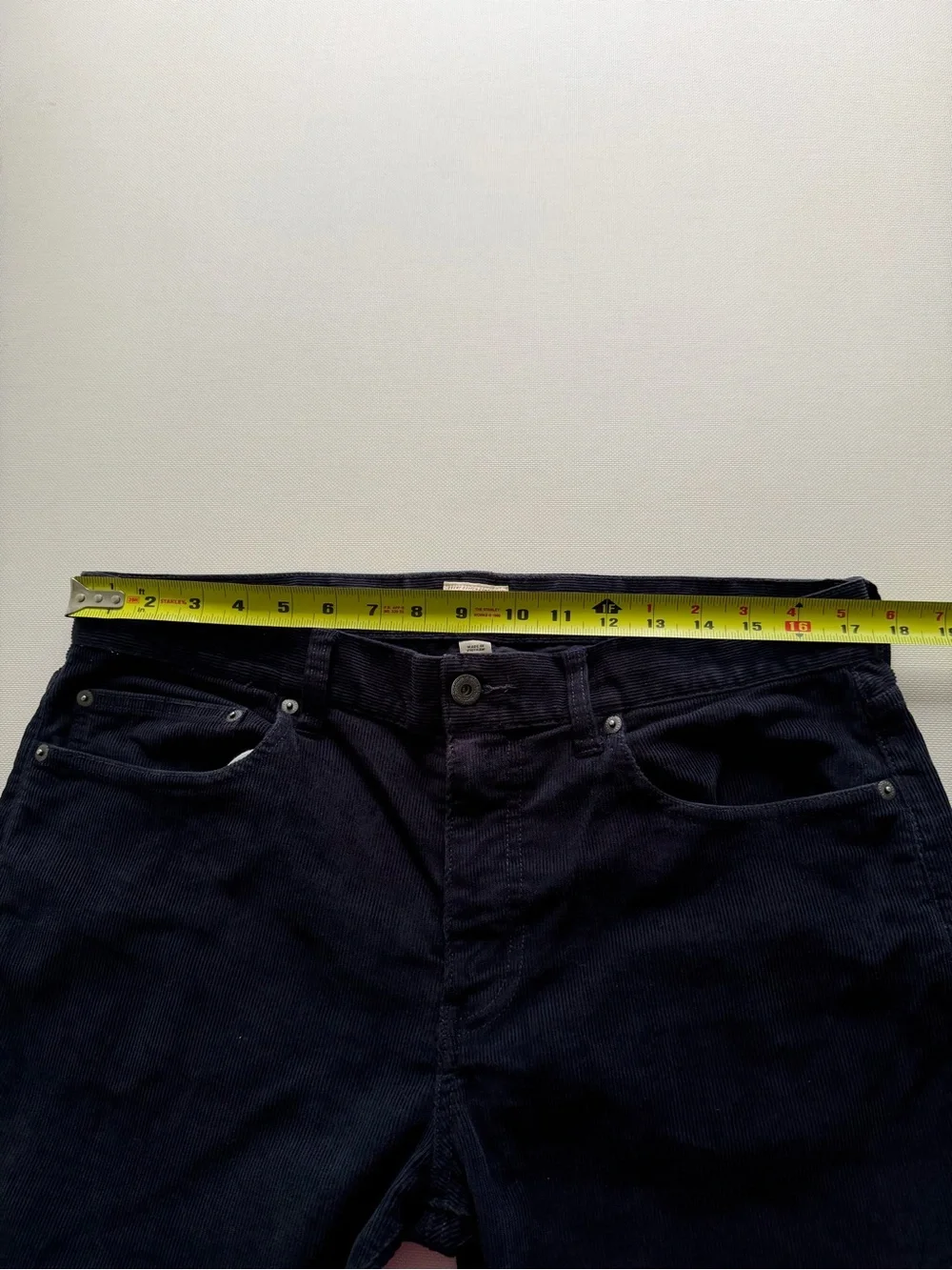 J. Crew Men's Navy Corduroy Pants